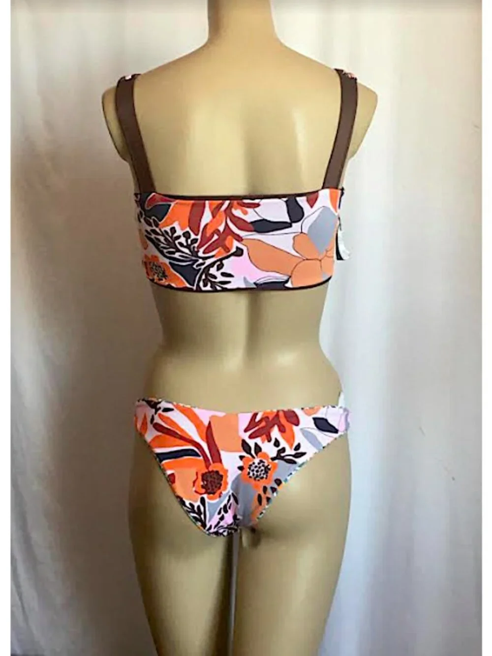 Maaji Nassau Allure V-cut Waist Band S Bikini Set Original bag Two in One Womens